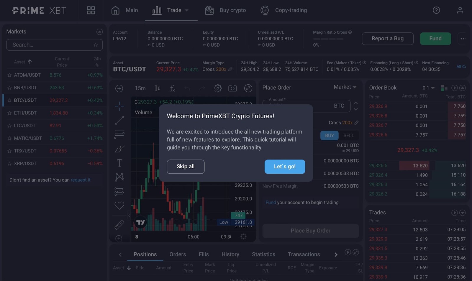 Introducing PrimeXBT Crypto Futures: All about the new platform - 1