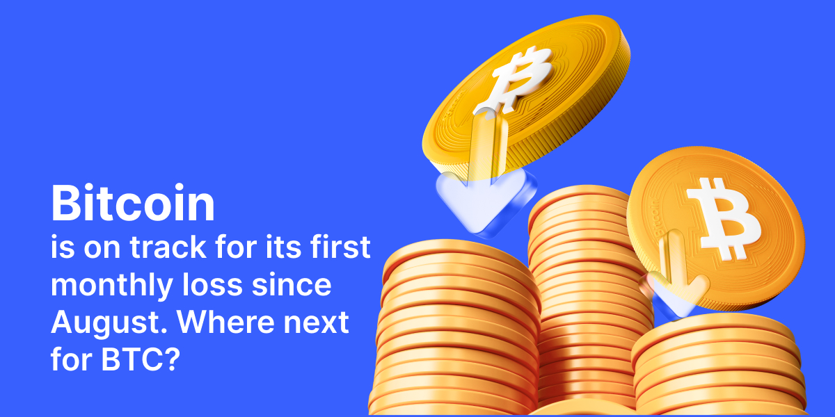 Bitcoin is on track for its first monthly loss since August. Where next for BTC? - News article 1200x600 30 04 2024 1