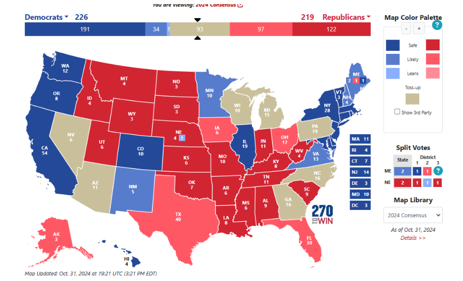 Week Ahead: US Election Special & Fed, RBA & BoE rate decisions Week Ahead: US Election Special & Fed, RBA & BoE rate decisions - STATES