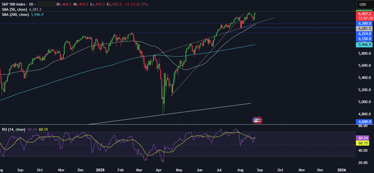 Week Ahead: US Core PCE, NVDA earnings, German, Australian CPI & Canada GDP&nbsp;&nbsp; - spx 25082025