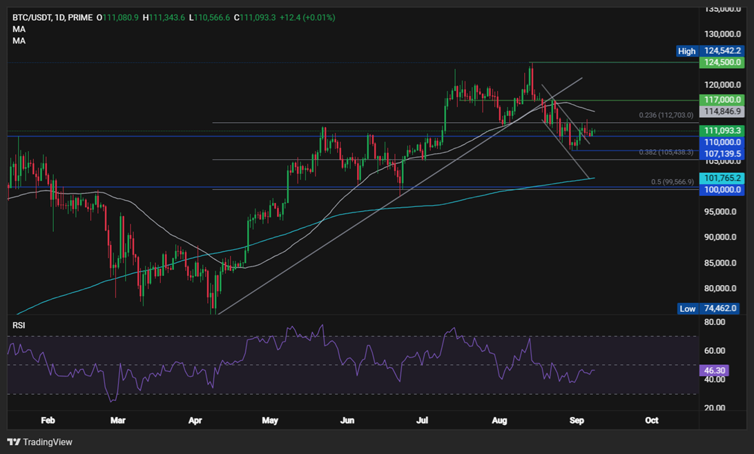 Bitcoin Weekly Report: Can BTC avoid a Red September as Gold hits record highs? Mixed signals emerge.&nbsp; - BTCUSD 08092025