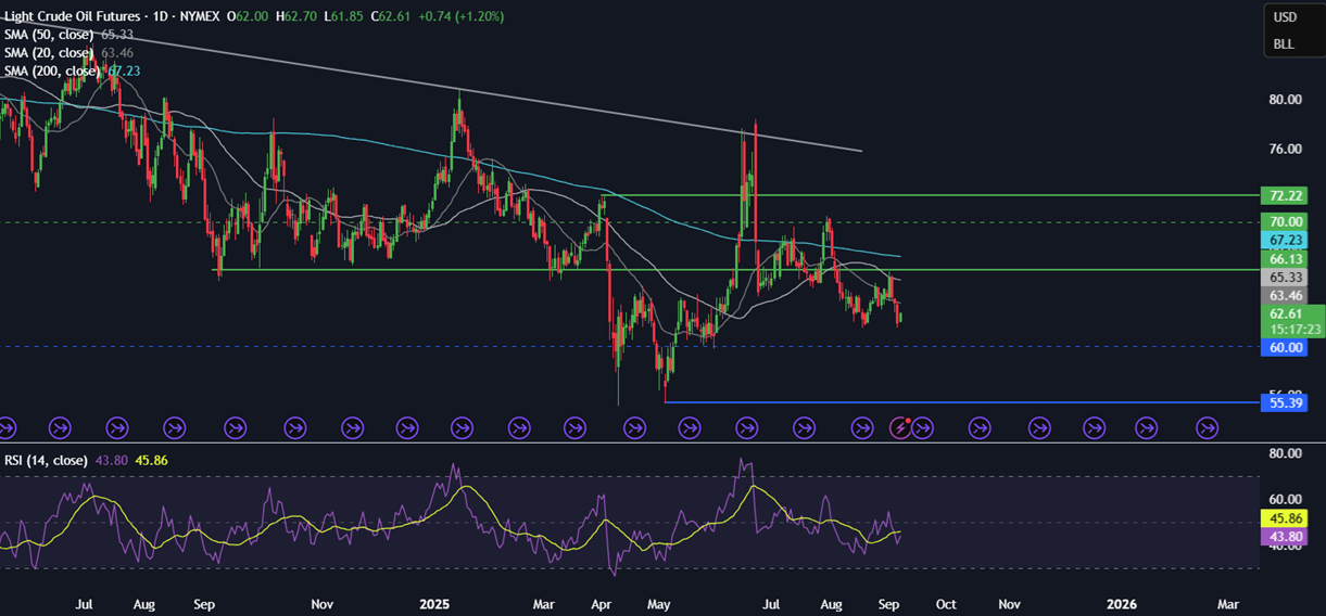 Week Ahead: US CPI, ECB rate decision, China CPI, UK GDP, French vote of no confidence&nbsp; - OIL 08092025
