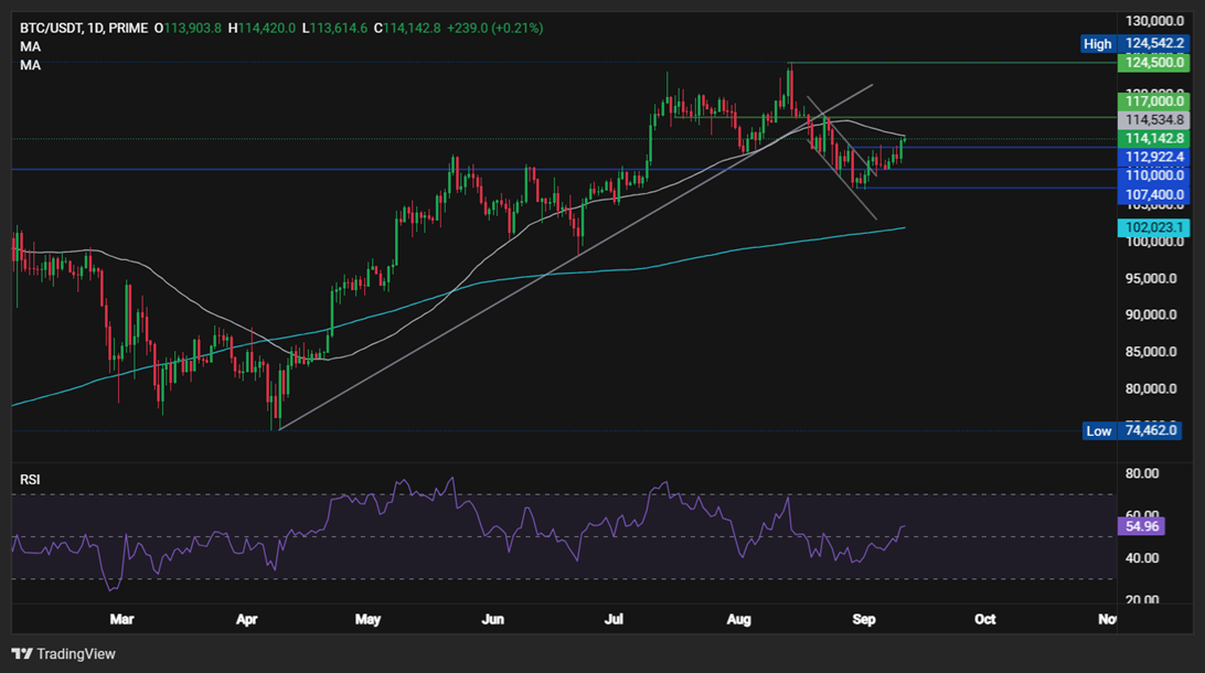 Gold trades at record highs, is it BTC&rsquo;s time to shine? - btc 1