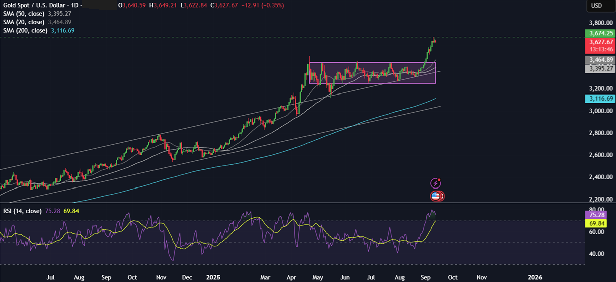 Gold trades at record highs, is it BTC&rsquo;s time to shine? - gold 3